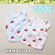 COOLメッシュチェリー柄タンク