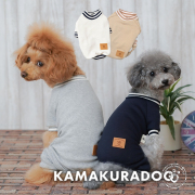 ボーダーポイントトップス・つなぎ