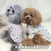 フローラルワッフルトップス