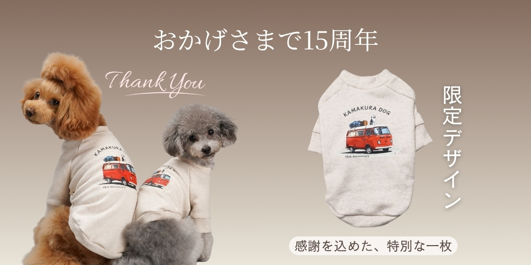 おかげさまで15周年 限定デザインTシャツ